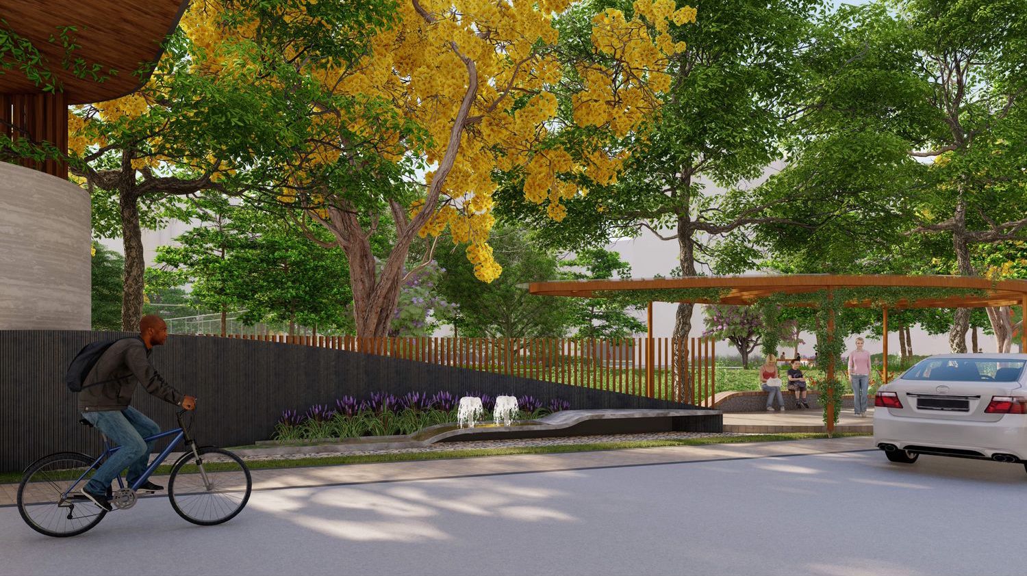 Entrance waiting area